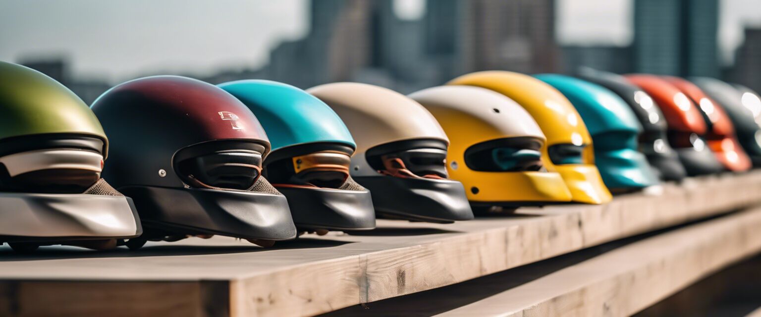 Skateboard helmets