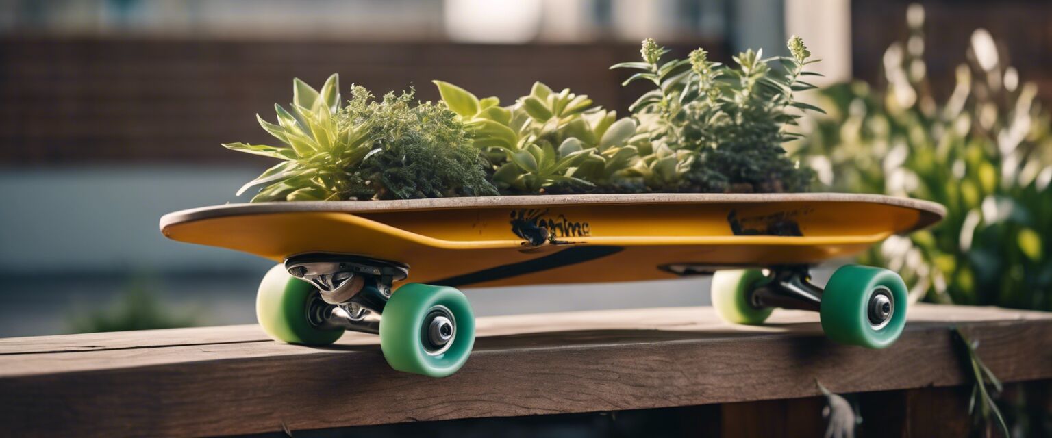 Skateboard Planter Example